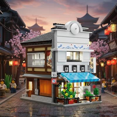 CADA JAPON SUŞİ DÜKKANI 1665 PARÇA BLOCK OYUNCAK