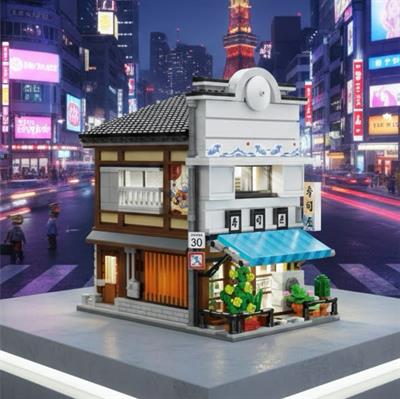 CADA JAPON SUŞİ DÜKKANI 1665 PARÇA BLOCK OYUNCAK