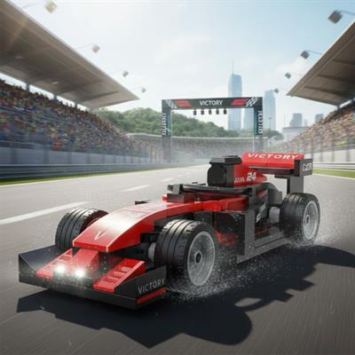 CADA KIRMIZI FORMULA YARIŞ ARACI 123 PARÇA BLOCK OYUNCAK