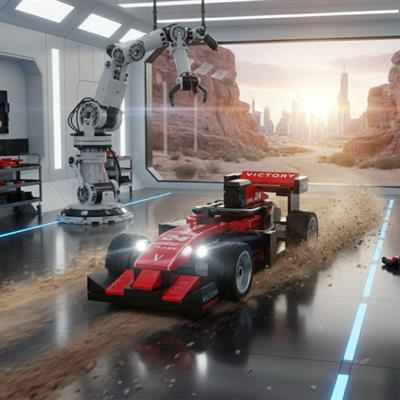 CADA KIRMIZI FORMULA YARIŞ ARACI 123 PARÇA BLOCK OYUNCAK