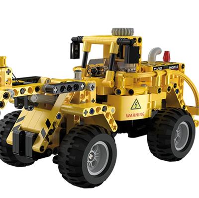 CADA  Loader ve Bulldozer 2si 1 Arada 693 PARÇA  BLOCK OYUNCAK