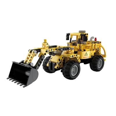 CADA  Loader ve Bulldozer 2si 1 Arada 693 PARÇA  BLOCK OYUNCAK
