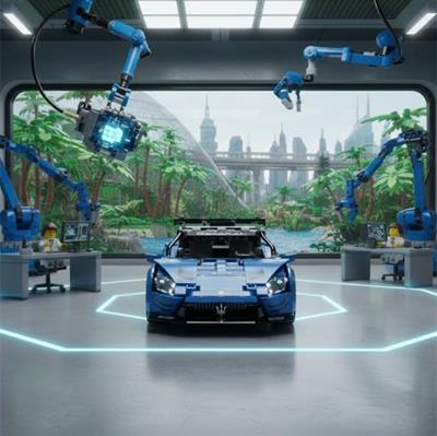 CADA Maserati GT2 549 PARÇA BLOCK OYUNCAK