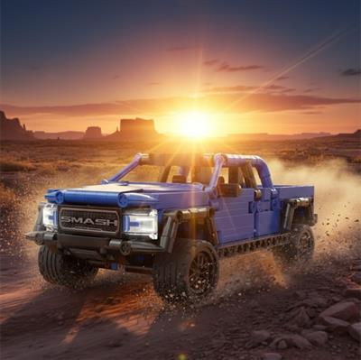 CADA MAVİ ARAZİ ARACI 390 PARÇA BLOCK OYUNCAK