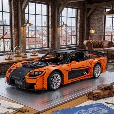 CADA Mazda RX-7  3305 PARÇA BLOCK OYUNCAK