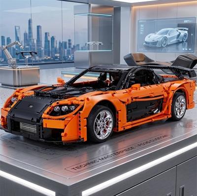 CADA Mazda RX-7  3305 PARÇA BLOCK OYUNCAK