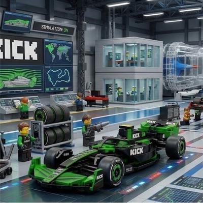 CADA Sauber F1 FORMULA ARACI 314 PARÇA  BLOCK OYUNCAK