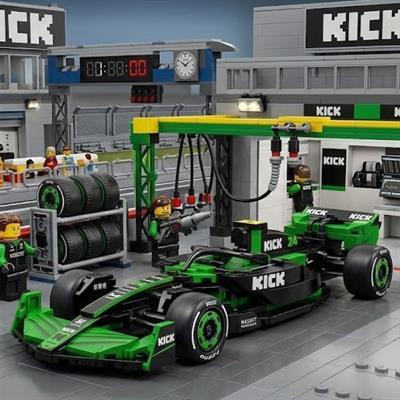 CADA Sauber F1 FORMULA ARACI 314 PARÇA  BLOCK OYUNCAK