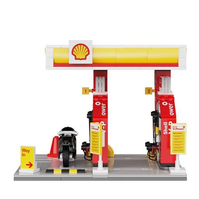 CADA SHELL BENZİN İSTASYONU 305 PARÇA BLOCK OYUNCAK