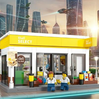 CADA SHELL MARKET 303 PARÇA  BLOCK OYUNCAK