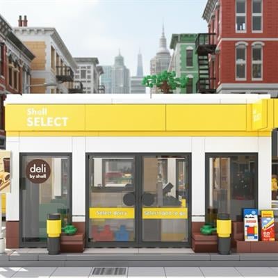 CADA SHELL MARKET 303 PARÇA  BLOCK OYUNCAK