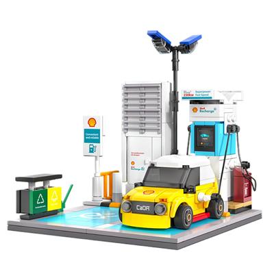 CADA SHELL ŞARJ İSTASYONU 308 PARÇA BLOCK OYUNCAK