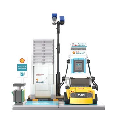 CADA SHELL ŞARJ İSTASYONU 308 PARÇA BLOCK OYUNCAK