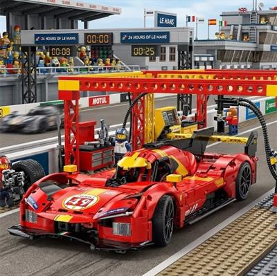 CADA YARIŞ ARABASI KIRMIZI 1518 PARÇA BLOCK OYUNCAK