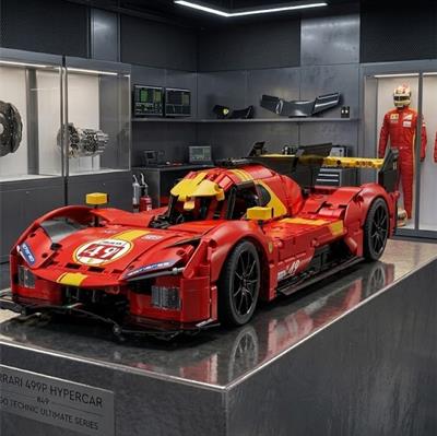 CADA YARIŞ ARABASI KIRMIZI 1518 PARÇA BLOCK OYUNCAK