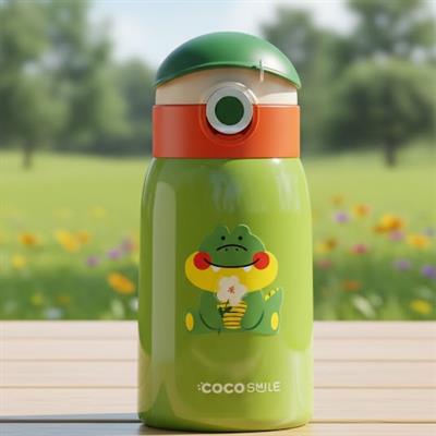 COCOSMILE SEVİMLİ KURBAĞA ÇELİK TERMOS 470 ML