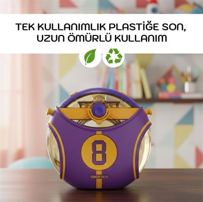 COCOSMILE SİLİKON KILIFLI TRITAN MATARA 630 ML
