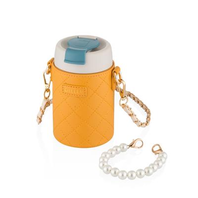 DILLER 380 ML DERİ KILIFLI PASLANMAZ ÇELİK TERMOS