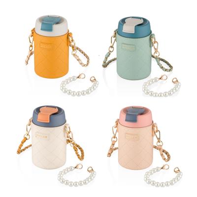 DILLER 380 ML DERİ KILIFLI PASLANMAZ ÇELİK TERMOS