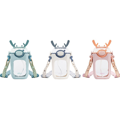 DILLER 400 ML GEYİK GÖRÜNÜMLÜ TRITAN SU MATARASI