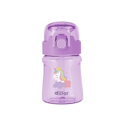 DILLER 400 ML PİPETLİ TRITAN SU MATARASI