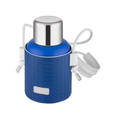 DILLER 460 ML DERİ KILIFLI BOYUN ASKILI PASLANAMZ ÇELİK TERMOS