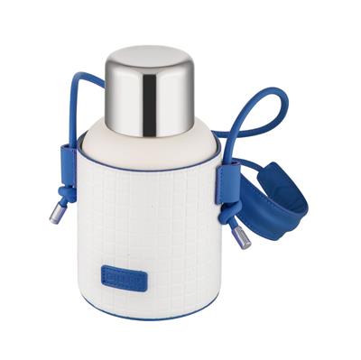 DILLER 460 ML DERİ KILIFLI BOYUN ASKILI PASLANAMZ ÇELİK TERMOS