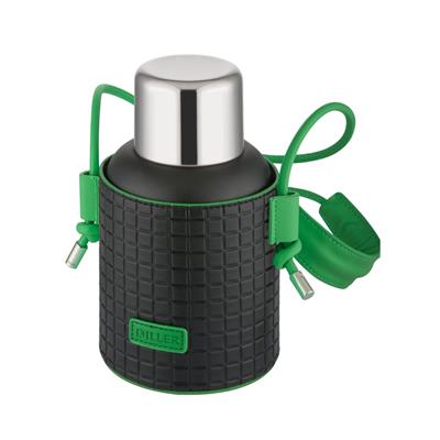 DILLER 460 ML DERİ KILIFLI BOYUN ASKILI PASLANAMZ ÇELİK TERMOS