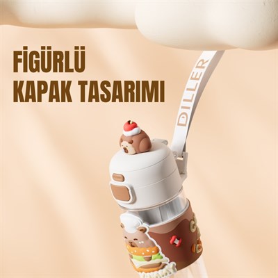 DILLER 600 ML BOYUN ASKILI TRITAN SU MATARASI