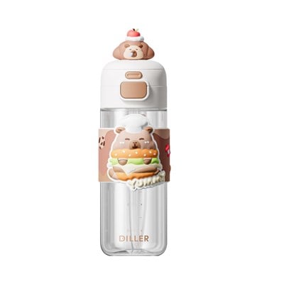 DILLER 600 ML BOYUN ASKILI TRITAN SU MATARASI