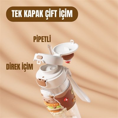 DILLER 600 ML BOYUN ASKILI TRITAN SU MATARASI