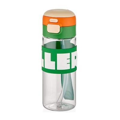 DİLLER 600 ML SİLİKON GÖVDELİ PİPETLİ TRİTAN SU MATARASI