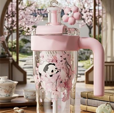 DİLLER 860 ML PEMBE TRİTAN SU MATARASI