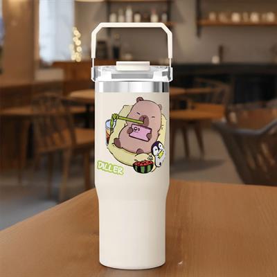 DILLER SEVİMLİ FİGÜRLÜ 950 ML PASLANMAZ ÇELİK TERMOS