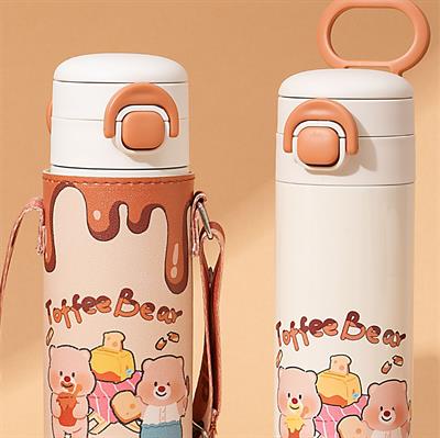 DILLER TOFFEE BEAR FİGÜRLÜ 520 ML PASLANMAZ ÇELİK TERMOS
