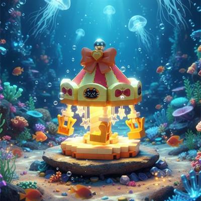 DÖNER SANDALYE 190 PARÇA BLOCK OYUNCAK-MİNİ POŞET