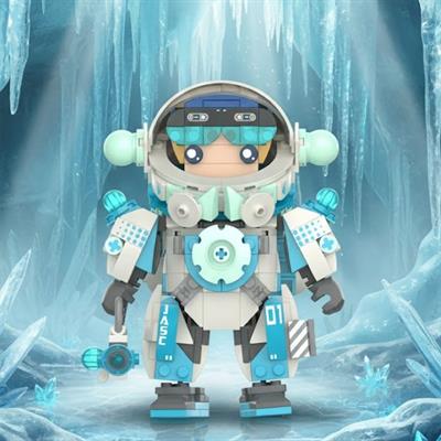 JAKİ ASTRONOT MAVİ 488 PARÇA  BLOCK OYUNCAK