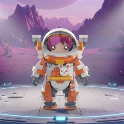 JAKİ ASTRONOT PEMBE 497 PARÇA  BLOCK OYUNCAK