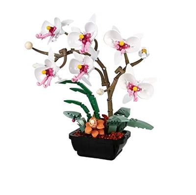 JAKİ BEYAZ ORKİDE SAKSIDA 581 PARÇA BLOCK OYUNCAK