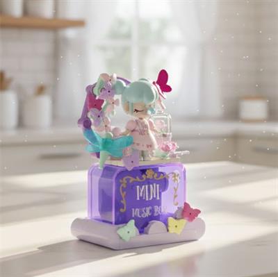 JAKİ BUTTERFLY MÜZİK KUTUSU 119 PARÇA BLOCK OYUNCAK