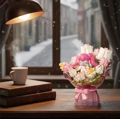 JAKİ ÇİÇEK BUKETİ 187 PARÇA BLOCK OYUNCAK