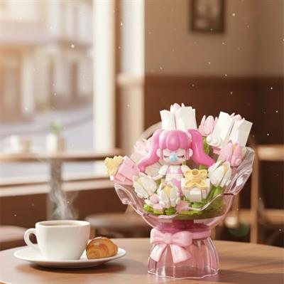 JAKİ ÇİÇEK BUKETİ 187 PARÇA BLOCK OYUNCAK