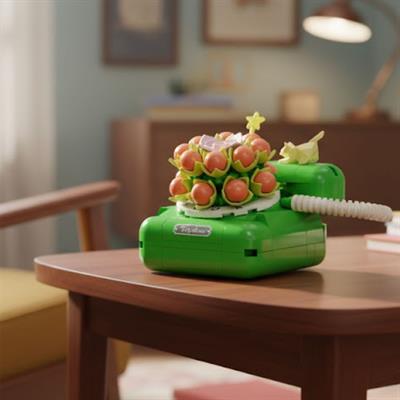 JAKİ ÇİÇEKLİ TELEFON 189 PARÇA  BLOCK OYUNCAK