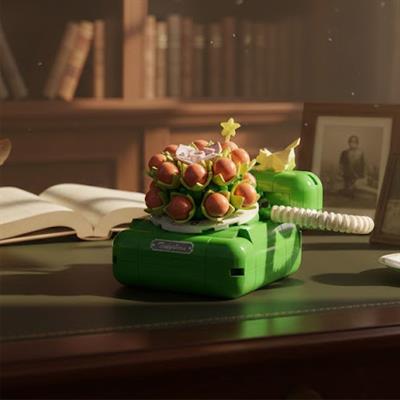 JAKİ ÇİÇEKLİ TELEFON 189 PARÇA  BLOCK OYUNCAK