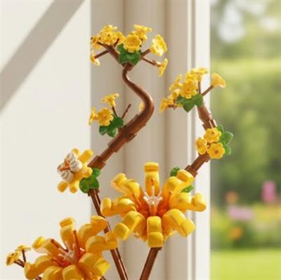 JAKİ KIŞ YASEMİNİ 236 PARÇA  BLOCK OYUNCAK