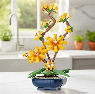 JAKİ KIŞ YASEMİNİ 236 PARÇA  BLOCK OYUNCAK