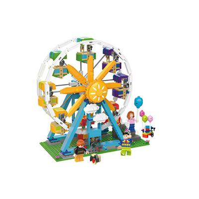 JAKİ LUNAPARK TEMALI 1107 PARÇA BLOCK OYUNCAK