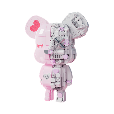 JAKİ MAKER POP MIKNATIS AYI PEMBE 546 PARÇA BLOCK OYUNCAK