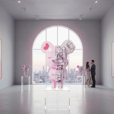 JAKİ MAKER POP MIKNATIS AYI PEMBE 546 PARÇA BLOCK OYUNCAK