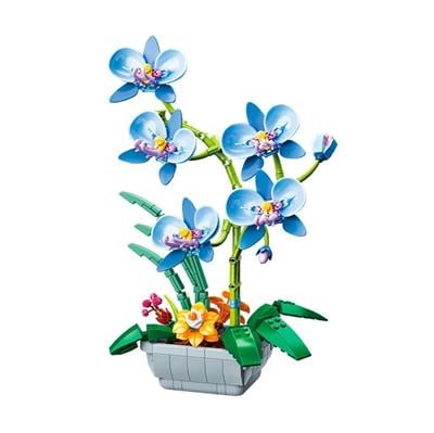 JAKİ MAVİ ORKİDE SAKSIDA 581 PARÇA BLOCK OYUNCAK